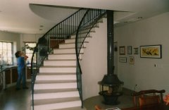 Curved Stair Case Renovation